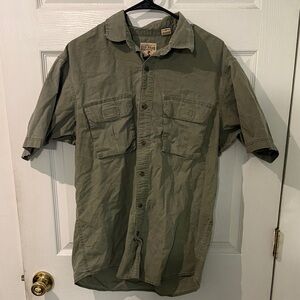 RedHead Olive Green Casual Button Down Shirt